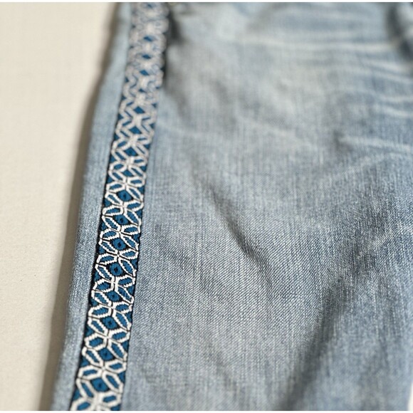Citizens of Humanity Women's Crop Slim Emerson Jeans Size 24 Boho Side Stripe - Picture 7 of 16